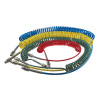 PUSH-IN FIT'G WITH PROT SPRING