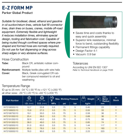 E-Z FORM MP HOSE     2