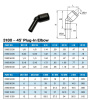 45° PLUG-IN D6 TAIL D6
