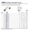FDA NICKEL BRA 1/8"BSPT ELBOW