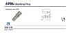 PLUG D16 STAINLESS STEEL 316L