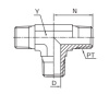 MALE PIPE TEE
