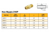 STRAIGHT ADAPTOR MALE 1/4"NPTF