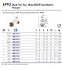 FDA NICKEL MALE 1/2"BSPP TEE P