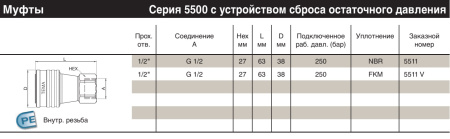 5511 Teho Filter Масляный фильтр