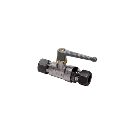 BALL VALVE 12MM TUBE ST RING